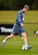 31 August 2015; Eunan O'Kane, Republic of Ireland, during squad training. Republic of Ireland Squad Training, Abbotstown, Co. Dublin. Picture credit: David Maher / SPORTSFILE
