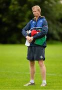 31 August 2015; Leinster head coach Leo Cullen looks on during squad training. Leinster Rugby Squad Training. Rosemount, UCD, Dublin. Picture credit: Brendan Moran / SPORTSFILE