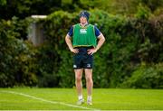 31 August 2015; Leinster's Cathal Marsh in action during squad training. Leinster Rugby Squad Training. Rosemount, UCD, Dublin. Picture credit: Brendan Moran / SPORTSFILE