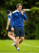 31 August 2015; Leinster head of fitness Daniel Tobin during squad training. Leinster Rugby Squad Training. Rosemount, UCD, Dublin. Picture credit: Brendan Moran / SPORTSFILE