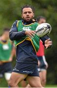 31 August 2015; Leinster's Isa Nacewa during squad training. Leinster Rugby Squad Training. Rosemount, UCD, Dublin. Picture credit: Cody Glenn / SPORTSFILE