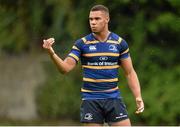 31 August 2015; Leinster's Adam Byrne in action during squad training. Leinster Rugby Squad Training. Rosemount, UCD, Dublin. Picture credit: Cody Glenn / SPORTSFILE