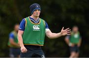 31 August 2015; Leinster's Cathal Marsh in action during squad training. Leinster Rugby Squad Training. Rosemount, UCD, Dublin. Picture credit: Cody Glenn / SPORTSFILE
