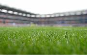 30 August 2015; A view of the Croke Park pitch. GAA Football All-Ireland Senior Championship, Semi-Final, Dublin v Mayo, Croke Park, Dublin. Picture credit: Ramsey Cardy / SPORTSFILE