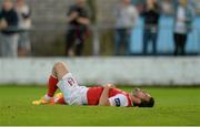 31 August 2015; James Chambers, St Patrick's Athletic, reacts after Cork City's Alan Bennett scored his side's first goal. SSE Airtricity League Premier Division, Cork City v St Patrick's Athletic, Turner's Cross, Cork. Picture credit: Diarmuid Greene / SPORTSFILE