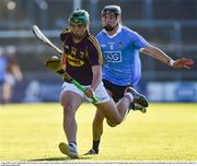 1 June 2016; Conor McDonald of Wexford in action against Jake Malone of Dublin during the Bord Gáis Energy Leinster GAA Hurling U21 Championship, Quarter-Final, between Wexford and Dublin in Innovate Wexford Park. Photo by Matt Browne/Sportsfile