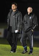 23 February 2009; UCD manager Martin Russell, left, with coach Terry Butler. Pre-Season Friendly, UCD v Bray Wanderers. Belfield Bowl, Dublin. Picture credit: Stephen McCarthy / SPORTSFILE