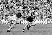 2 June 1991; Niall Guiden of Dublin in action against Liam Hayes of Meath of Leinster Senior Football Championship Preliminary Round match between Dublin and Meath at Croke Park in Dublin. Photo by Ray McManus/Sportsfile