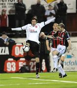 6 March 2009; George O'Callaghan, Dundalk, in action against Owen Heary, Bohemians. League of Ireland Premier Division, Dundalk v Bohemians, Oriel Park, Dundalk, Co. Louth. Photo by Sportsfile