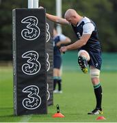 1 September 2015; Ireland captain Paul O'Connell in action during squad training. Ireland Rugby Squad Training, Carton House, Maynooth, Co. Kildare. Picture credit: Seb Daly / SPORTSFILE