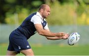 1 September 2015; Ireland's Rory Best in action during squad training. Ireland Rugby Squad Training, Carton House, Maynooth, Co. Kildare. Picture credit: Seb Daly / SPORTSFILE