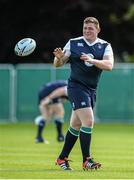 1 September 2015; Tadhg Furlong, Ireland, during squad training. Ireland Rugby Squad Training, Carton House, Maynooth, Co Kildare. Picture credit: Brendan Moran / SPORTSFILE