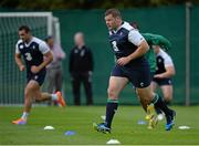 1 September 2015; Mike Ross, Ireland, during squad training. Ireland Rugby Squad Training, Carton House, Maynooth, Co Kildare. Picture credit: Brendan Moran / SPORTSFILE