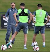 1 September 2015; Republic of Ireland manager Martin O'Neill during squad training. Republic of Ireland Squad Training, Abbotstown, Co. Dublin. Picture credit: David Maher / SPORTSFILE