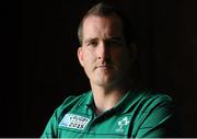 1 September 2015; Ireland's Devin Toner poses for a portrait after a press press conference. Ireland Rugby Press Conference, Carton House, Maynooth, Co. Kildare. Picture credit: Seb Daly / SPORTSFILE