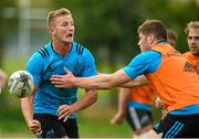 1 September 2015; Munster's Cian Bohane, left, and Jack O'Donoghue in action during squad training. Munster Rugby Squad Training, CIT, Bishopstown, Cork. Picture credit: Diarmuid Greene / SPORTSFILE