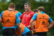 1 September 2015; Munster head coach Anthony Foley speaks to his players during squad training. Munster Rugby Squad Training, CIT, Bishopstown, Cork. Picture credit: Diarmuid Greene / SPORTSFILE