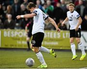 1 September 2015; Ronan Finn, Shamrock Rovers, shoots to score his side's first goal. SSE Airtricity League Premier Division, Dundalk v Shamrock Rovers, Oriel Park, Dundalk, Co. Louth. Picture credit: David Maher / SPORTSFILE