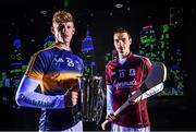 2 August 2015; Ahead of the Electric Ireland GAA Minor Hurling Final on the 6th of September, proud sponsor Electric Ireland has teamed up with Tipperary hurling captain Stephen Quirke, right, and Galway hurling captain Seán Loftus as they prepare for their most major moment of the season. Throughout the Championship fans have been following the action through the hashtag #ThisIsMajor. Support the Minors on the 6th of September using #ThisIsMajor and be a part of something major. Grand Canal Dock, Dublin. Picture credit: Ramsey Cardy / SPORTSFILE