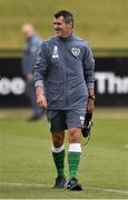 2 August 2015; Republic of Ireland  assistant manager Roy Keane during squad training. Republic of Ireland Squad Training. Abbotstown, Co. Dublin. Picture credit: David Maher / SPORTSFILE