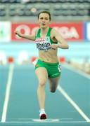 7 March 2009; Niamh Whelan, Ireland, in action during her heat of the Women's 60m, in which she finished in 6th place in a time of 7.49 sec but didn't progress to the semi-finals. European Indoor Athletics Championships, Oval Lingotto, Torino, Italy. Picture credit: Brendan Moran / SPORTSFILE