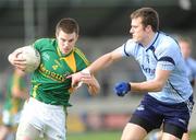 7 March 2009; Shane Carr, Meath, in action against Colm Murphy. Cadbury Leinster Under 21 Football Championship Quarter-Final, Dublin v Meath, Parnell Park, Dublin. Picture credit: Daire Brennan / SPORTSFILE