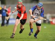 7 March 2009; John Mulhall, UCC, in action against Kieran Joyce, UL. Ulster Bank Fitzgibbon Cup Final, UL v UCC, Parnell Park, Dublin. Picture credit: Pat Murphy / SPORTSFILE
