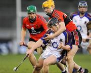 7 March 2009; Sean Ryan, UL, in action against Bryan O'Sullivan, UCC. Ulster Bank Fitzgibbon Cup Final, UL v UCC, Parnell Park, Dublin. Picture credit: Pat Murphy / SPORTSFILE