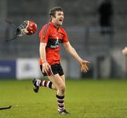 7 March 2009; Stephen Moylan, UCC, celebrates after the game. Ulster Bank Fitzgibbon Cup Final, UL v UCC, Parnell Park, Dublin. Picture credit: Daire Brennan / SPORTSFILE