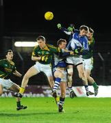 7 March 2009; Kevin Meaney and Billy Sheehan, Laois, in action against Nigel Crawford and Cormac McGuinness,  Meath. Allianz GAA National Football League, Division 2, Round 3, Meath v Laois, Pairc Tailteann, Navan, Co. Meath. Picture credit: Matt Browne / SPORTSFILE