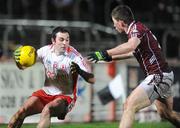 7 March 2009; Ryan Mellon, Tyrone, in action against Gareth Bradshaw, Galway. Allianz GAA National Football League, Division 1, Round 3, Tyrone v Galway, Healy Park, Omagh, Co. Tyrone. Picture credit: Oliver McVeigh / SPORTSFILE