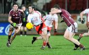 7 March 2009; Martin Penrose, Tyrone, in action against Gareth Bradshaw, Galway. Allianz GAA National Football League, Division 1, Round 3, Tyrone v Galway, Healy Park, Omagh, Co. Tyrone. Picture credit: Oliver McVeigh / SPORTSFILE