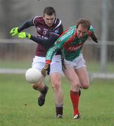8 March 2009; Tom Cunniffe, Mayo, in action against Kieran Martin, Westmeath. Allianz GAA National Football League, Division 1, Round 3, Mayo v Westmeath, Fr. O'Hara Memorial Park, Charlestown, Co. Mayo. Picture credit: Ray Ryan / SPORTSFILE