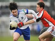 8 March 2009; Ciaran Hanratty, Monaghan, in action against Finnian Moriarty, Armagh. Allianz GAA National Football League, Division 2, Round 3, Armagh v Monaghan, Athletic Grounds, Armagh. Picture credit: Brian Lawless / SPORTSFILE