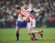 8 March 2009; Finnian Moriarty, Armagh, in action against Rory Woods, Monaghan. Allianz GAA National Football League, Division 2, Round 3, Armagh v Monaghan, Athletic Grounds, Armagh. Picture credit: Brian Lawless / SPORTSFILE
