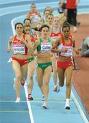 8 March 2009; Ireland's Mary Cullen on her way to finishing 3rd in the Women's 3000m Final in a time of 8:48.47. European Indoor Athletics Championships, Oval Lingotto, Torino, Italy. Picture credit: Brendan Moran / SPORTSFILE