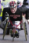8 March 2009; Wheelchair competitor Jerry Forde, Blarney-Inniscarra A.C, in action during the Ballycotton 10 mile Road Race. Ballycotton, Co. Cork . Picture credit: Tomas Greally / SPORTSFILE
