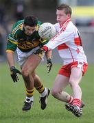8 March 2009; Aidan O'Mahony, Kerry, in action against Eoghan Brown, Kerry. Allianz GAA National Football League, Division 1, Round 3, Derry v Kerry, Sean De Bruin Park, Bellaghy, Co. Derry. Picture credit: Oliver McVeigh / SPORTSFILE