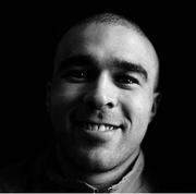 12 March 2015; Ireland's Simon Zebo poses for a portrait after a press conference. Carton House, Maynooth, Co. Kildare. Picture credit: Brendan Moran / SPORTSFILE