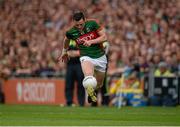 30 August 2015; Diarmuid O'Connor, Mayo. GAA Football All-Ireland Senior Championship, Semi-Final, Dublin v Mayo, Croke Park, Dublin. Picture credit: Brendan Moran / SPORTSFILE