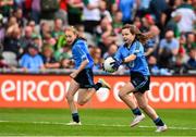 30 August 2015; Cliona Walsh, St Patrick’s NS, Calry, Sligo, representing Mayo, in action during the Cumann na mBunscol INTO Respect Exhibition Go Games 2015 at Dublin v Mayo - GAA Football All-Ireland Senior Championship Semi-Final. Croke Park, Dublin. Picture credit: Ramsey Cardy / SPORTSFILE