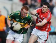 14 March 2009; John Buckley, Kerry, in action against Connor O'Driscoll, Cork. Cadbury Munster GAA Under 21 Football Championship, Cork v Kerry, Pairc Ui Rinn, Cork. Picture credit: Diarmuid Greene / SPORTSFILE