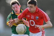 14 March 2009; Mark Collins, Cork, in action against Eoin Buckley, Kerry. Cadbury Munster GAA Under 21 Football Championship, Cork v Kerry, Pairc Ui Rinn, Cork. Picture credit: Diarmuid Greene / SPORTSFILE