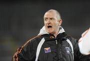 14 March 2009; Armagh manager Peter McDonnell reacts on the touch line. Allianz GAA National Football League, Division 2, Round 4, Fermanagh v Armagh, Brewster Park, Enniskillen, Co. Fermanagh. Picture credit: Oliver McVeigh / SPORTSFILE *** Local Caption ***