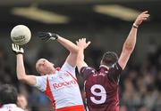 15 March 2009; Kevin Hughes, Tyrone, in action against David Duffy, Westmeath. Allianz GAA National Football League, Division 1, Round 4, Westmeath v Tyrone, Cusack Park, Mullingar, Co. Westmeath. Picture credit: David Maher / SPORTSFILE