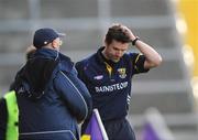 15 March 2009; Wexford manager Jason Ryan shakes hands with Meath manager Eamonn O'Brien after the match. Allianz GAA National Football League, Division 2, Round 4, Wexford v Meath, Wexford Park, Wexford. Picture credit: Brian Lawless / SPORTSFILE