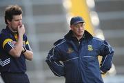 15 March 2009; Meath manager Eamonn O'Brien and Wexford manager Jason Ryan during the dying moments of the match. Allianz GAA National Football League, Division 2, Round 4, Wexford v Meath, Wexford Park, Wexford. Picture credit: Brian Lawless / SPORTSFILE