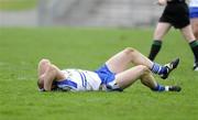 15 March 2009; A dejected Dick Clerkin, Monaghan, at the final whistle. Allianz GAA National Football League, Division 2, Round 4, Monaghan v Kildare, St Tighearnach's Park, Clones, Co. Monaghan. Picture credit: Oliver McVeigh / SPORTSFILE *** Local Caption ***