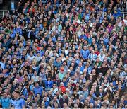 5 September 2015; Dublin supporters watch from their seats in the Hogan Stand.  GAA Football All-Ireland Senior Championship Semi-Final Replay, Dublin v Mayo. Croke Park, Dublin. Picture credit: Ray McManus / SPORTSFILE