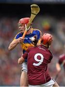 6 September 2015; Ruashan Mulrooney, Tipperary, in action against Jack Grealish, Galway. Electric Ireland GAA Hurling All-Ireland Minor Championship Final, Galway v Tipperary. Croke Park, Dublin. Picture credit: Stephen McCarthy / SPORTSFILE
